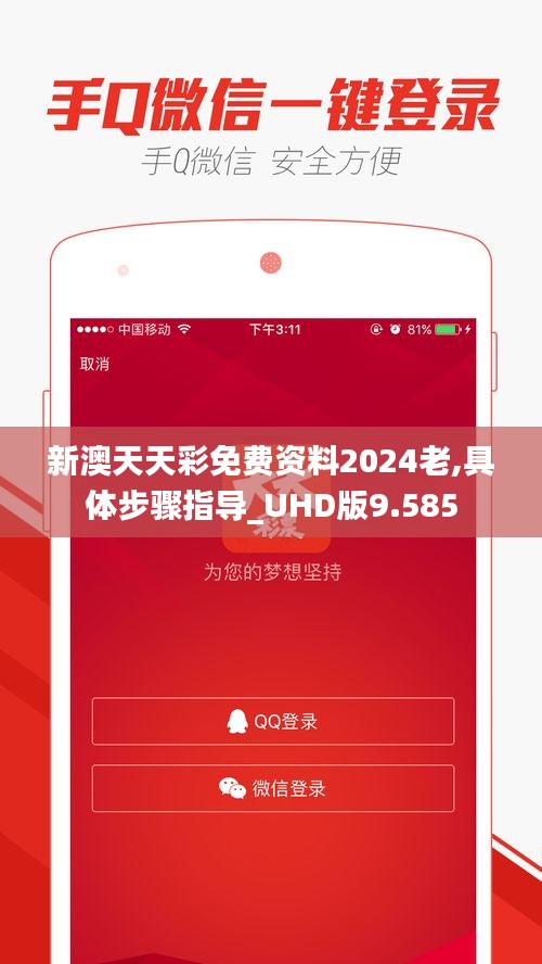 新澳天天彩免费资料2024老,具体步骤指导_UHD版9.585