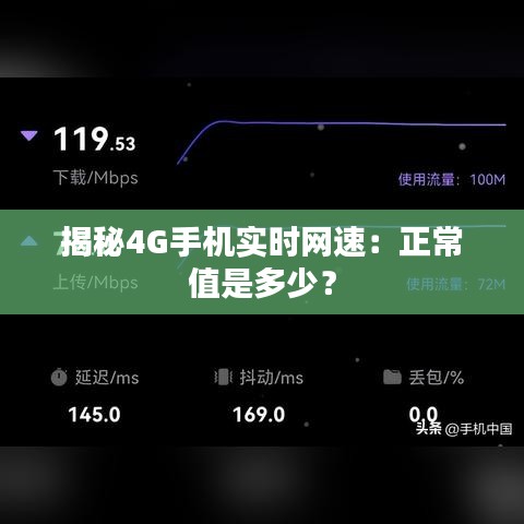 揭秘4G手机实时网速：正常值是多少？