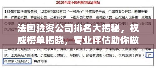法国验资公司排名大揭秘，权威榜单揭晓，专业评估助你做出明智选择！
